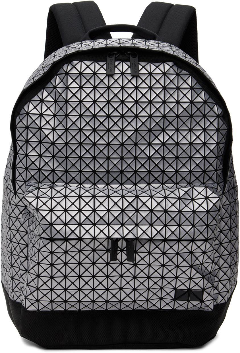 Bao Bao Issey Miyake Silver Daypack Backpack in Black for Men Lyst
