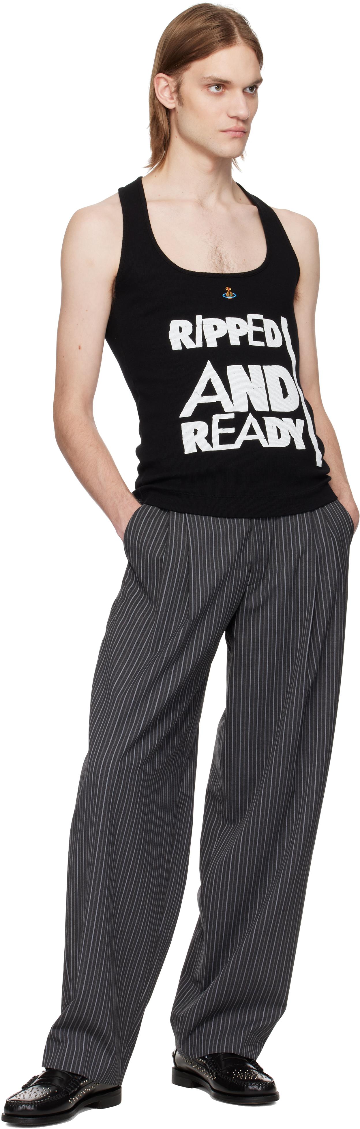 Vivienne Westwood 'Ripped & Ready' Tank Top in Black for Men