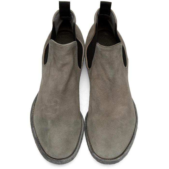 Officine Creative Grey Suede Princeton 47 Chelsea Boots in Gray for Men -  Lyst