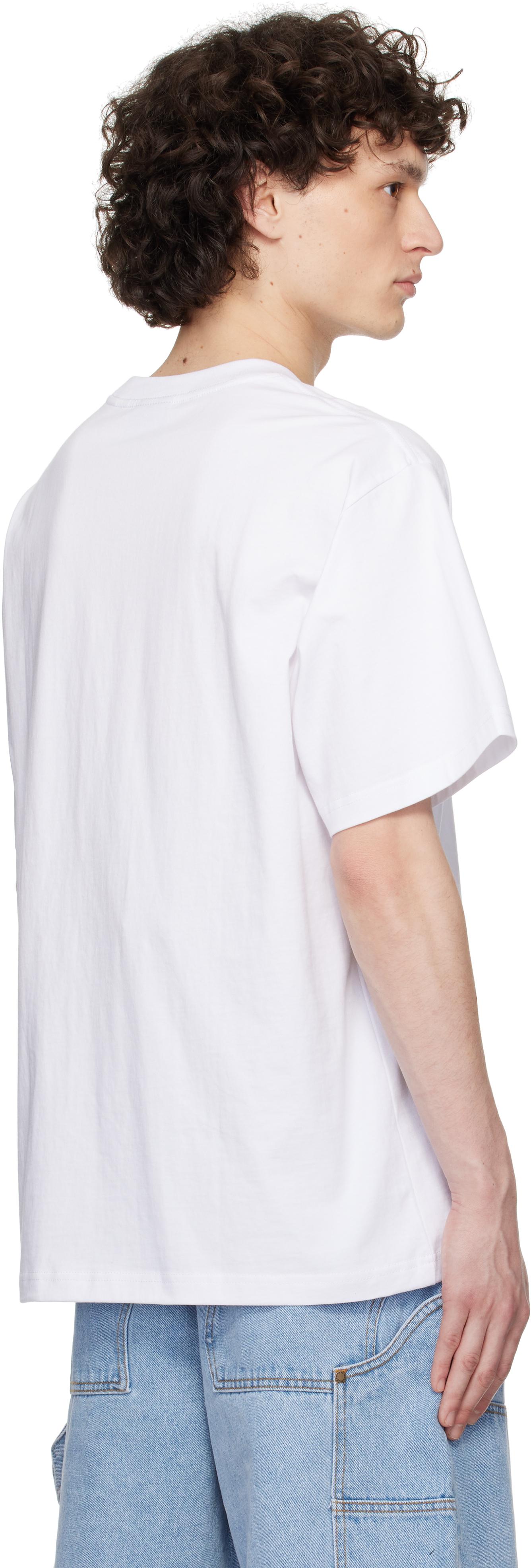 ★Awake NY★ ホワイト Stomper グラフィックTシャツ メンズ AWAKE NY ホワイト Stomper グラフィックTシャツ