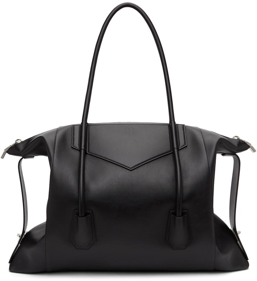 Givenchy Leather Large Antigona Lock Soft Tote in Black for Men | Lyst