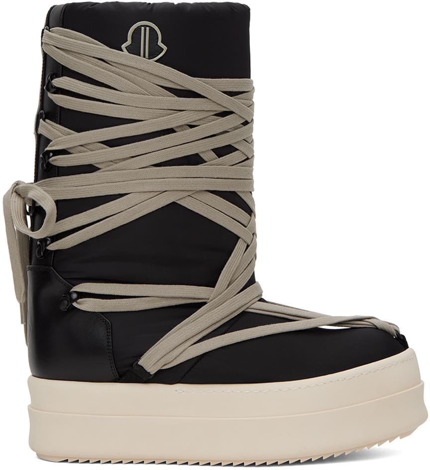 Rick Owens Moncler X Big Rocks Boots In Black for Men | Lyst