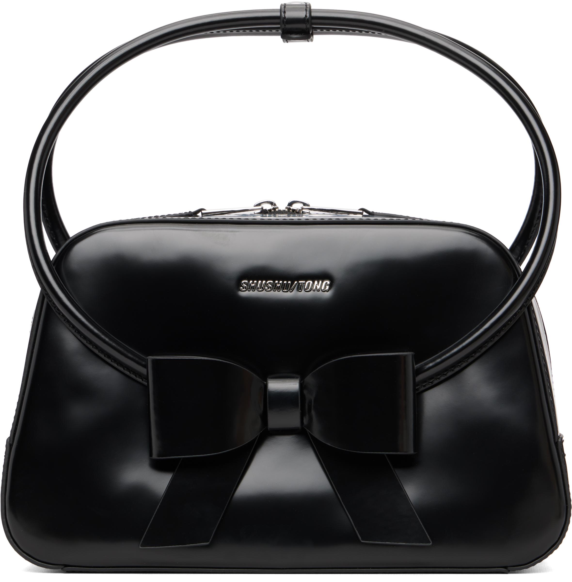 ShuShu/Tong ブラック Bow Ring ハンドル バッグ ブラック | Lyst