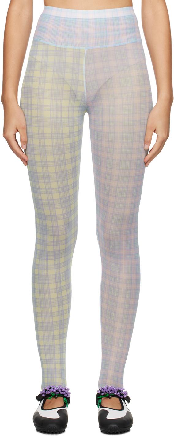 Chopova Lowena Plaid Leggings Lyst UK