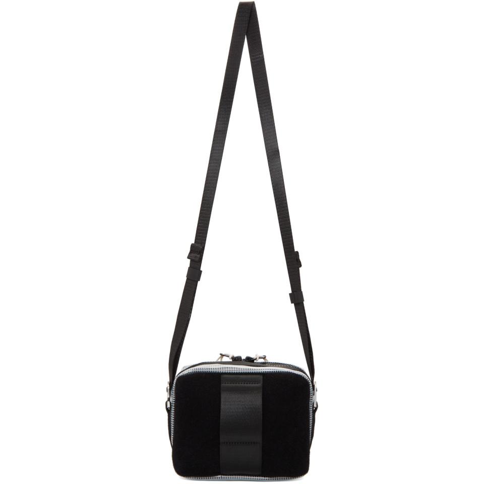 acne studios black blå konst hidey bag