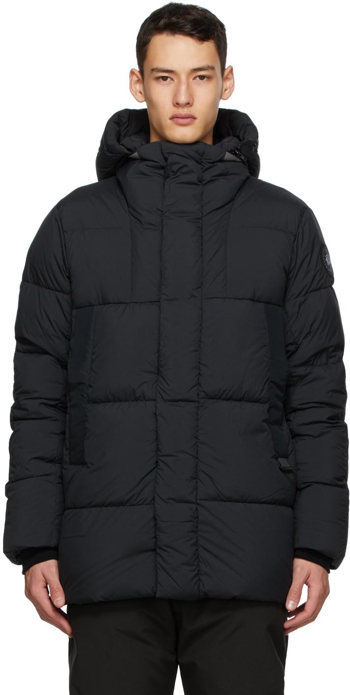 Canada Goose Down ' Label' Osborne Parka in Black for Men | Lyst