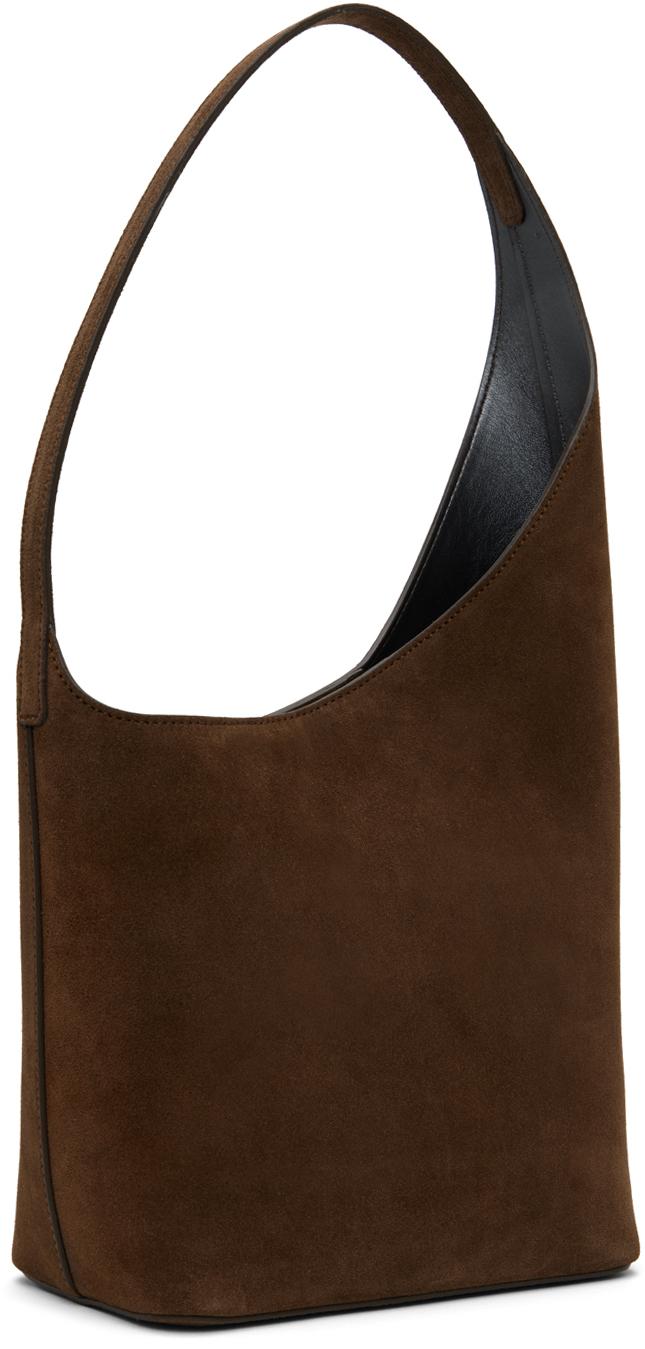 Aesther Ekme Ssense Exclusive Demi Lune Bag in Brown