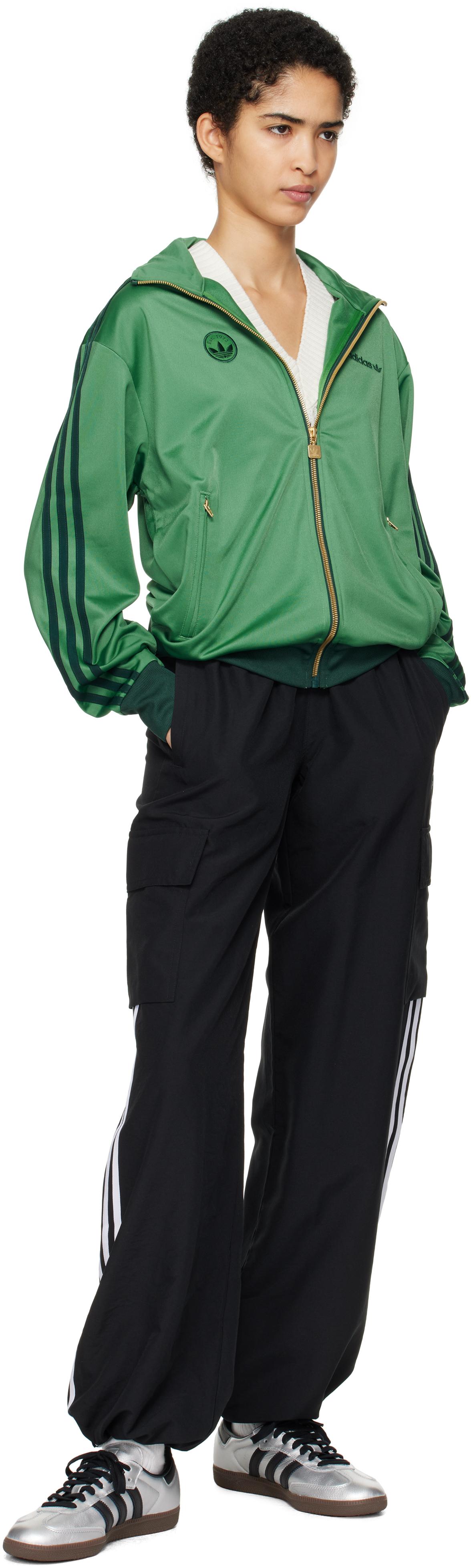 Adidas green firebird track jacket cheap