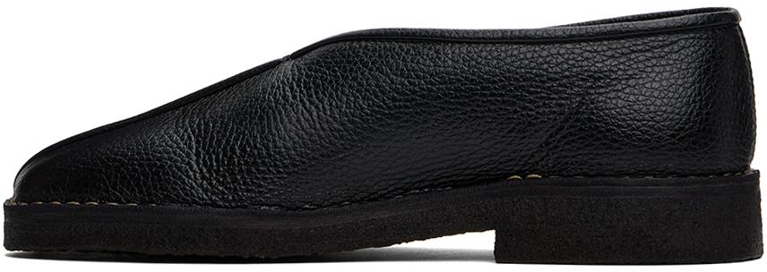 【関税込み】LEMAIRE ベージュ レザー スリッパ Lemaire ベージュ レザー スリッパ ブラック | Lyst