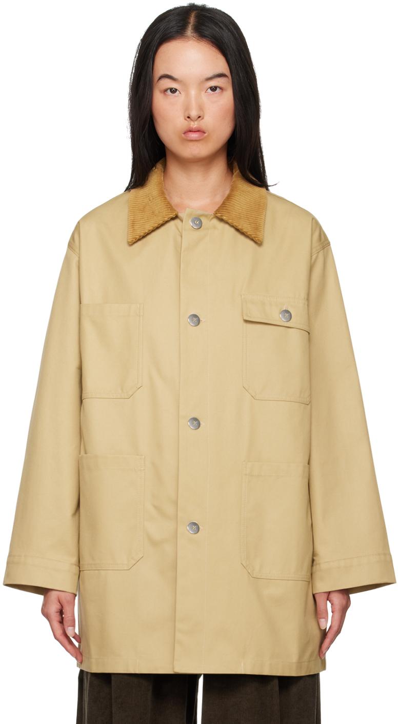 【関税込み】CORDERA ベージュ ワークジャケット Cordera ベージュ ワークジャケット ナチュラル | Lyst