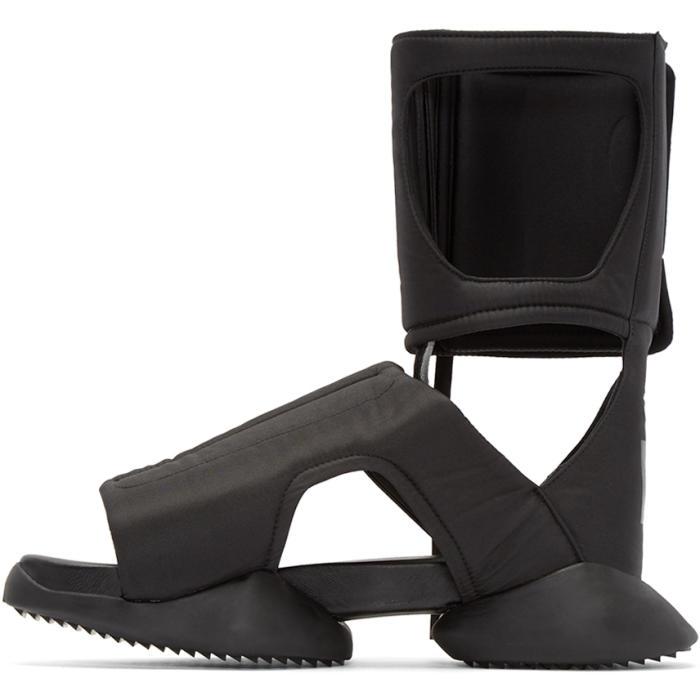 Rick Owens Black Cargo Sandals for Men | Lyst
