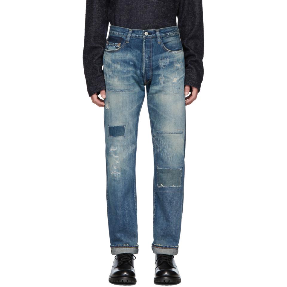 Junya Watanabe Denim Blue Levis Edition 501 1947 Customized Jeans for ...