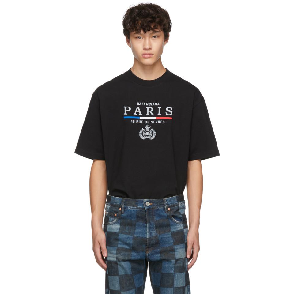 balenciaga flag shirt