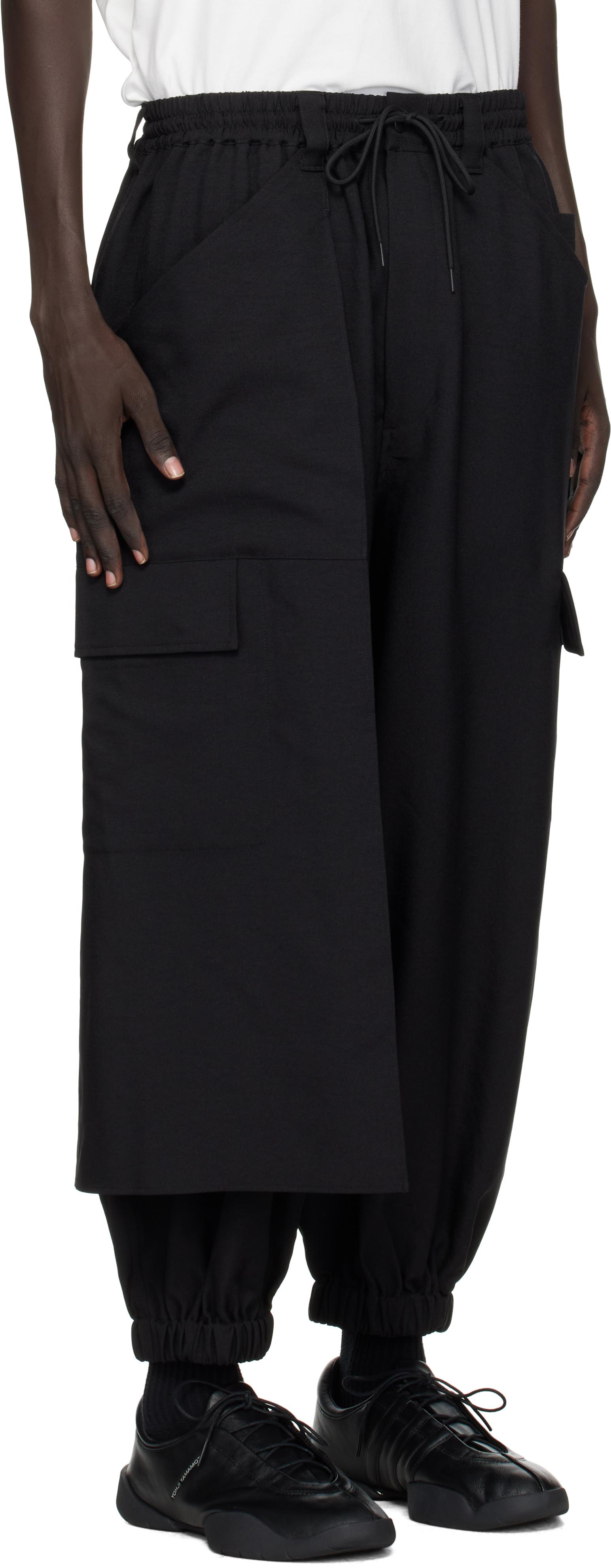 Y-3 Sport Uniform Cuffed Cargo Pants in Black for Men | Lyst Canada