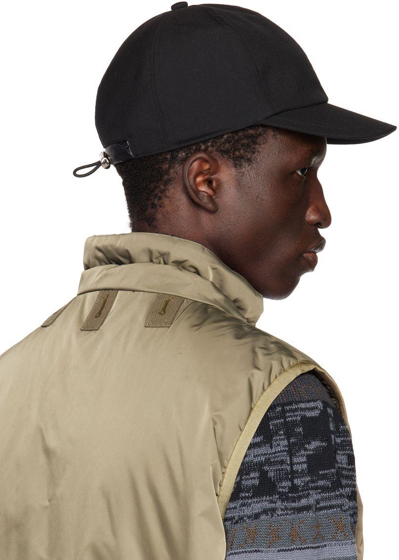 Sacai Black Drawstring Cap for Men | Lyst