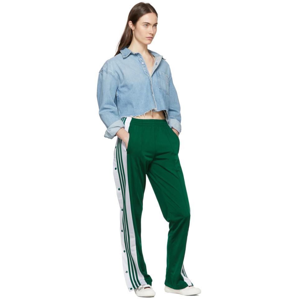 adidas Originals Green Og Adibreak Track Pants | Lyst