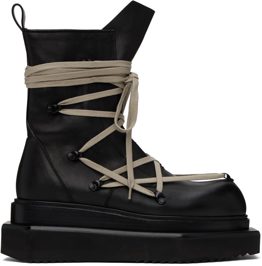 メンズ Rick Owens Porterville Pentalaced Turbo Cyclops ブーツ