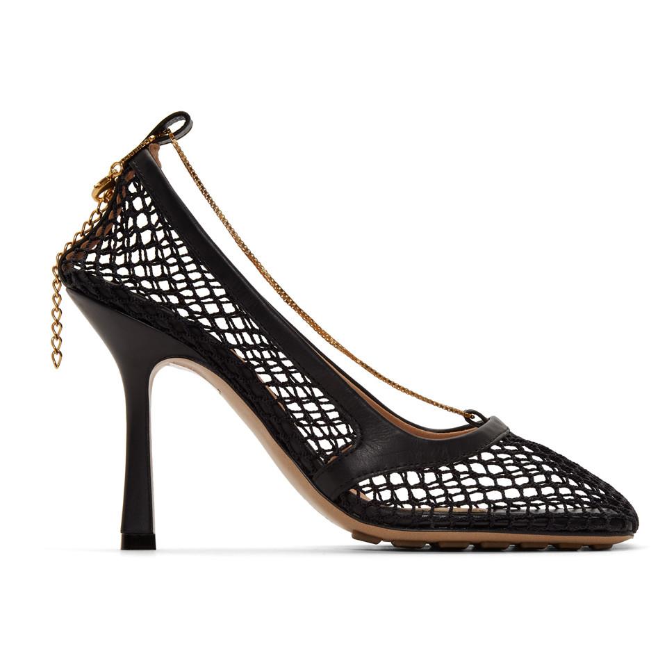 bottega veneta black heels