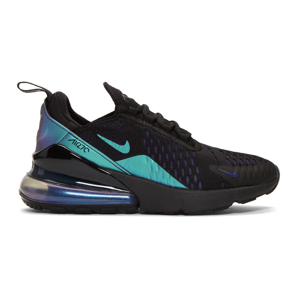 Nike Rubber Black And Purple Air Max 270 Sneakers | Lyst