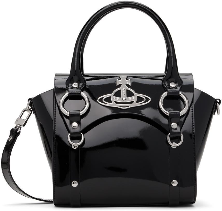 Vivienne Westwood ブラック スモール Betty バッグ Black Mini Betty Bag by Vivienne Westwood on Sale