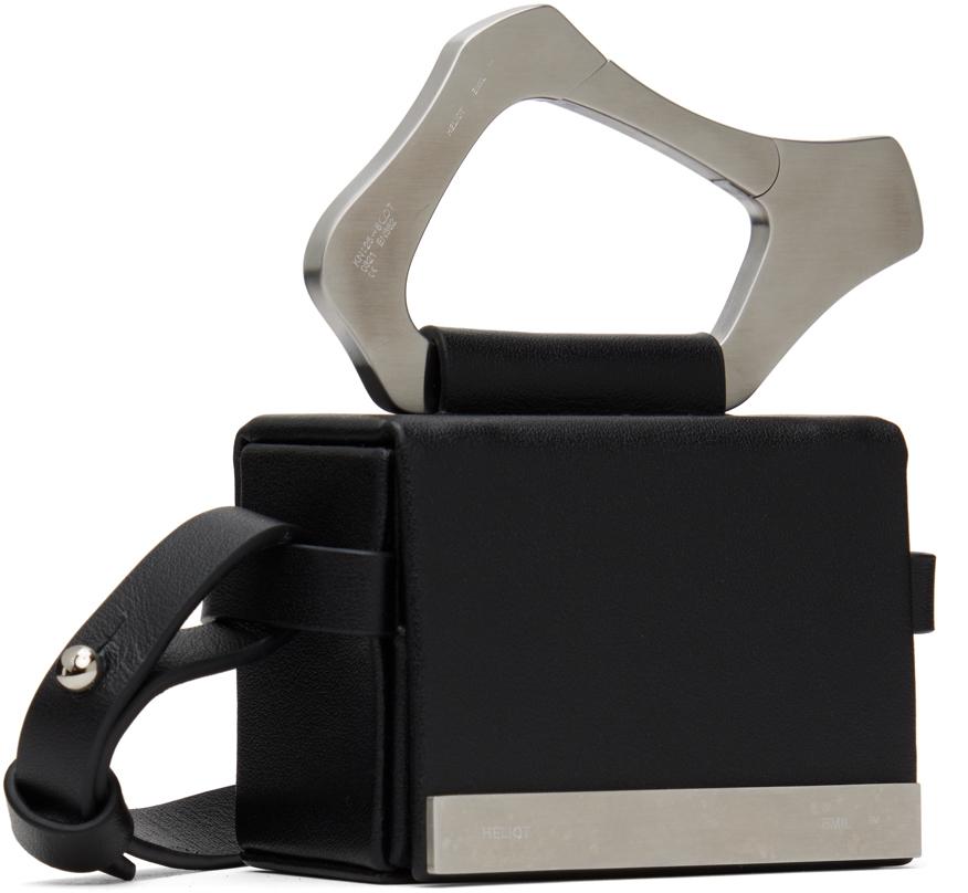 HELIOT EMIL Amorphous メッセンジャーバッグ HELIOT EMIL Black Amorphous Crossbody Bag Heliot Emil