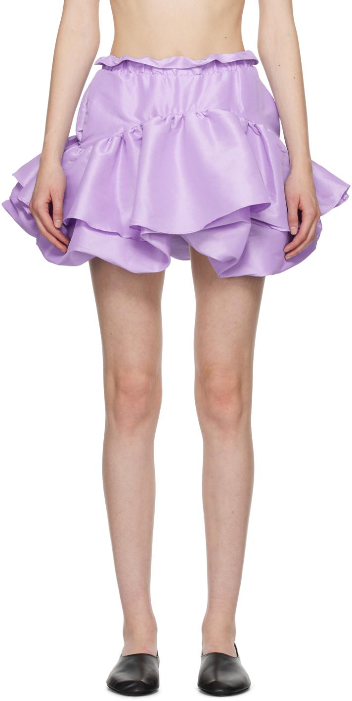 Kika Vargas Ssense限定 パープル Maye ミニスカート パープル | Lyst