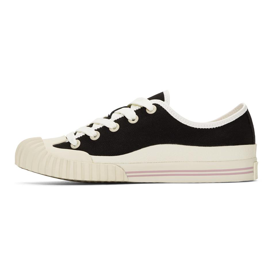acne studios brady canvas trainers