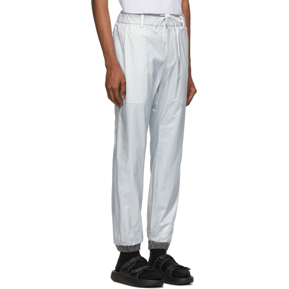Sacai Synthetic Grey Nylon Lounge Pants in Gray for Men - Lyst