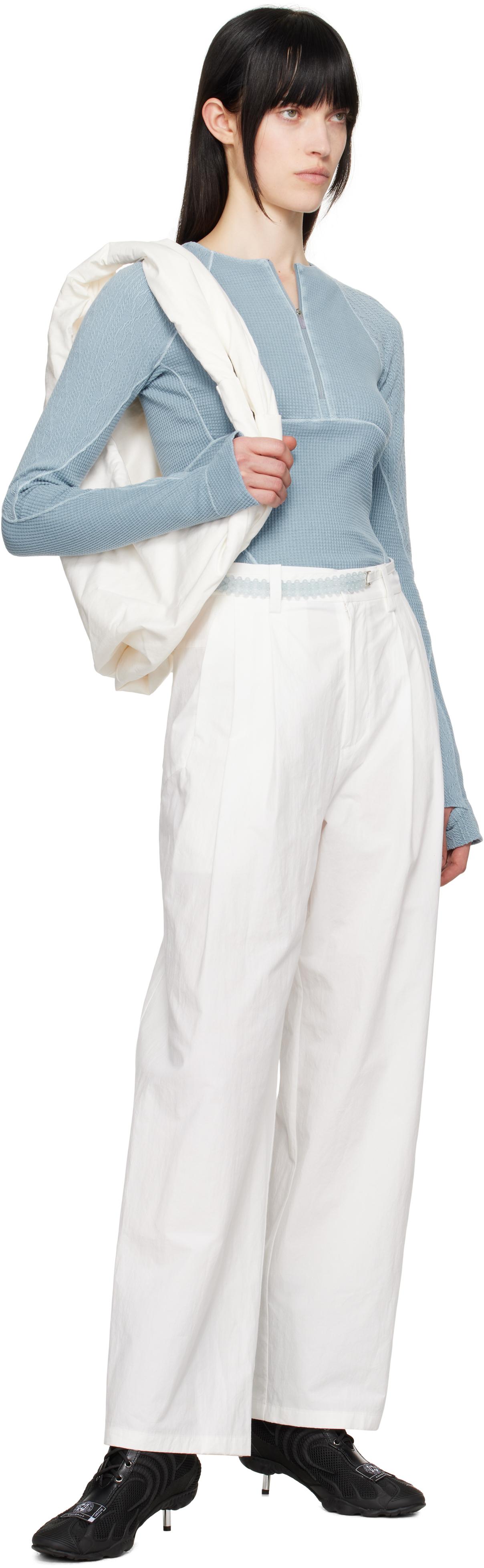 HYEIN SEO SSENSE ホワイトジッパーバックパック Hyein Seo ホワイト ジッパー バックパック ホワイト | Lyst