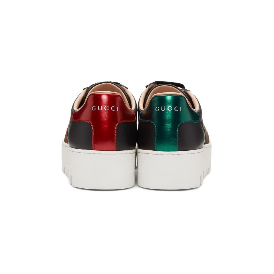 women's ace embroidered platform sneaker