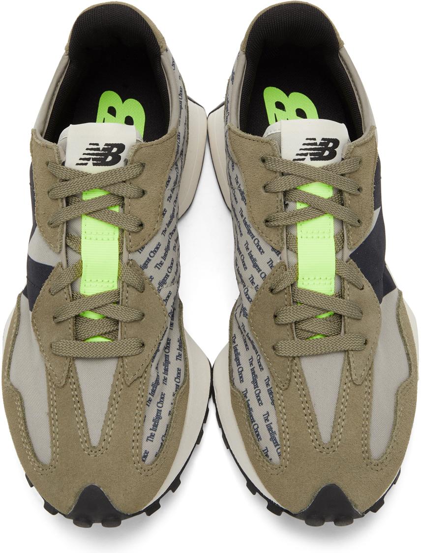 New Balance Green 'the Intelligent Choice' 327 Sneakers for Men | Lyst