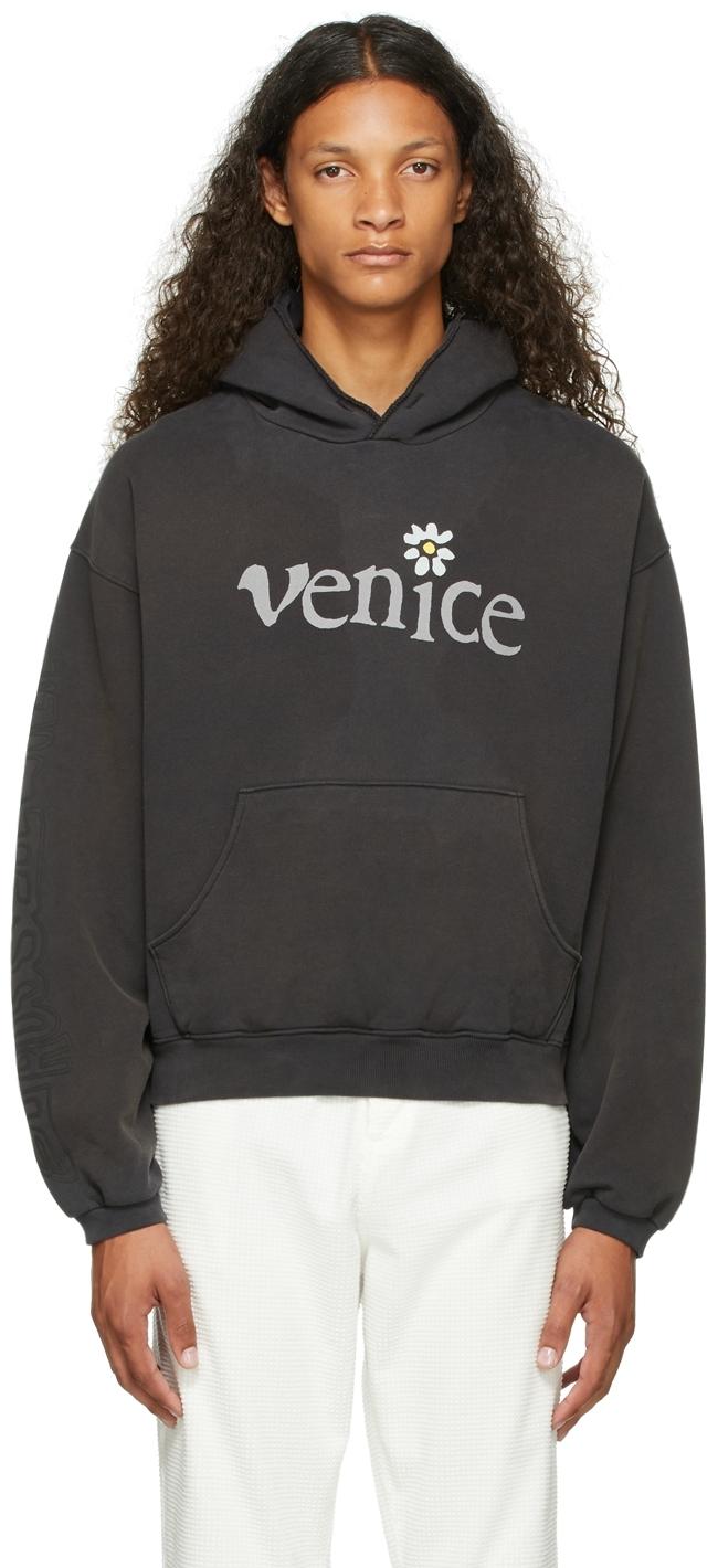 ERL 'venice Be Nice' Hoodie in Black for Men | Lyst Canada