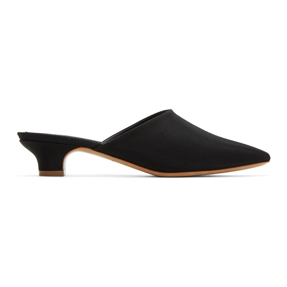 mansur gavriel suede slides