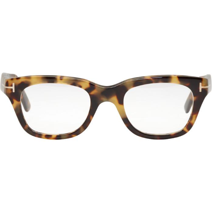 Tom Ford Tortoiseshell Tf 5178 Glasses in Brown | Lyst