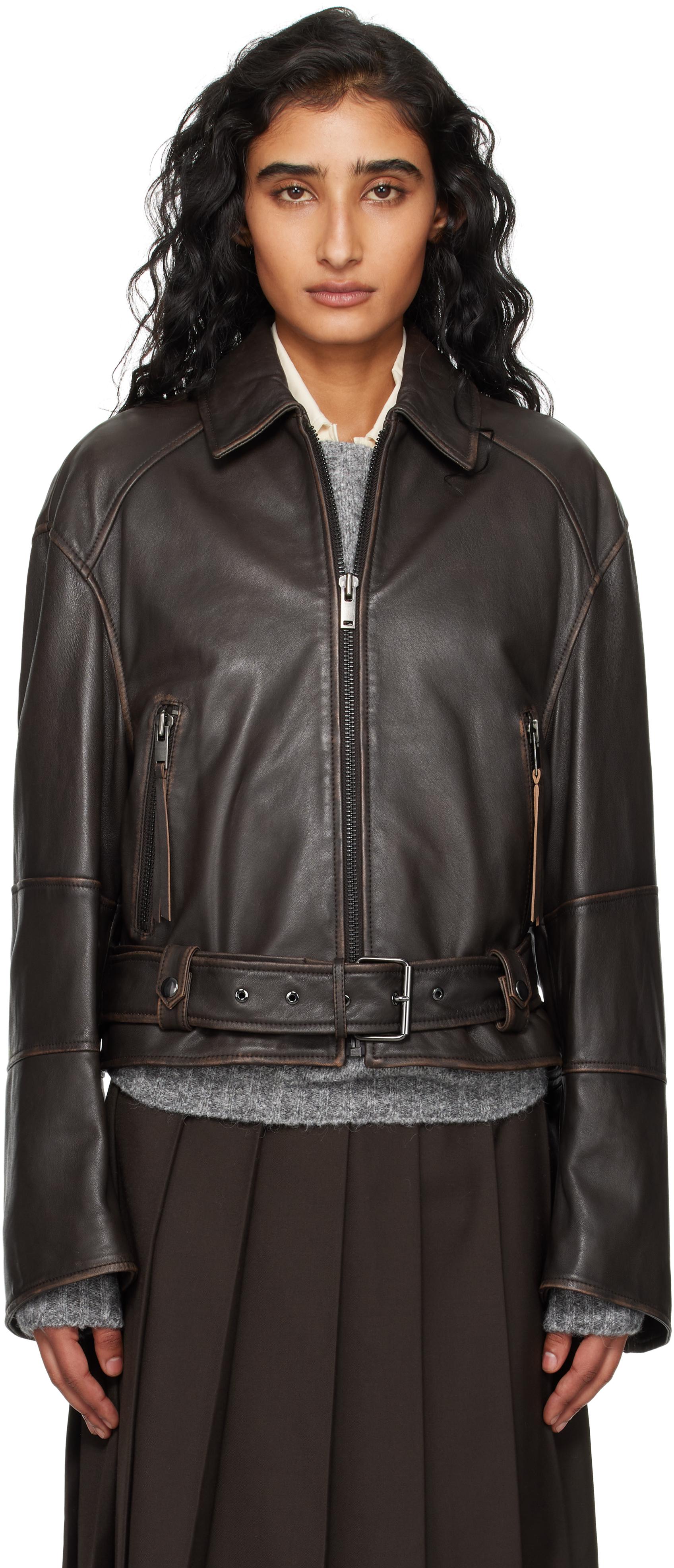 Weekend by Maxmara Leather jackets for Women | Online Sale