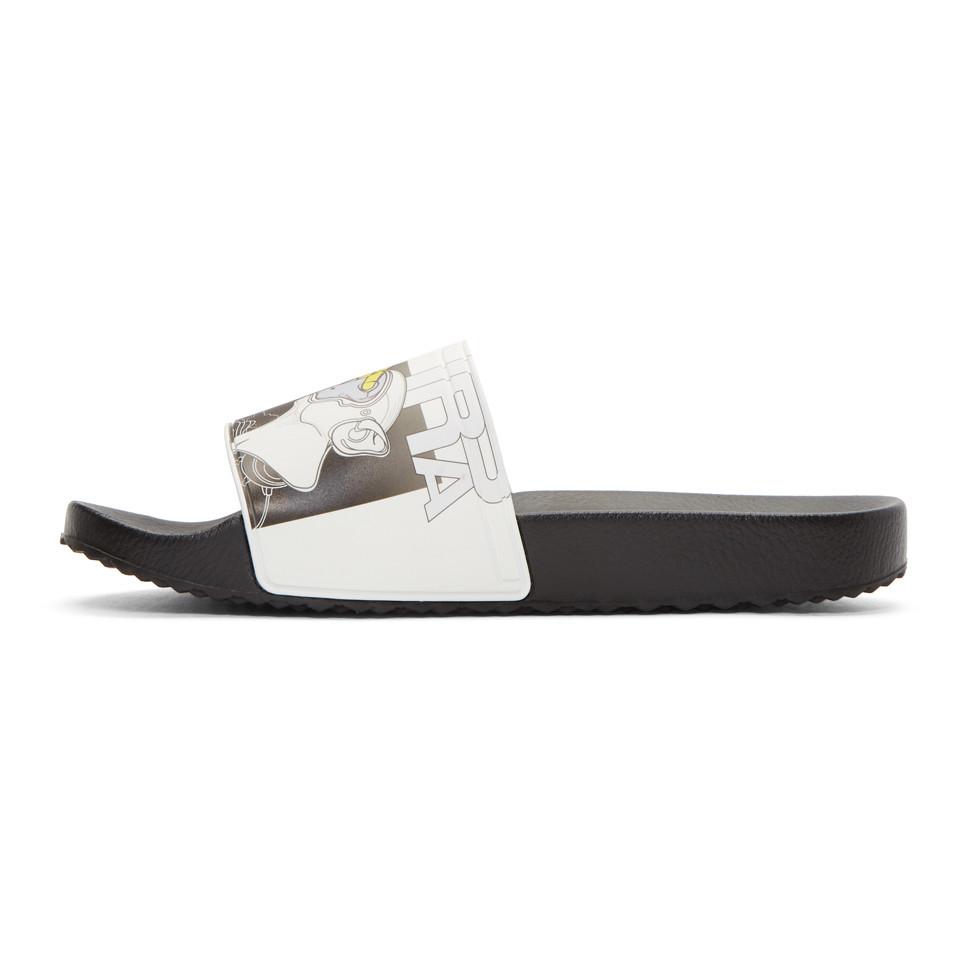 prada white slides