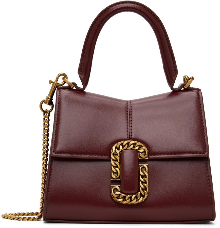 Marc Jacobs Burgundy the St. Marc Mini Bag in Purple Lyst UK