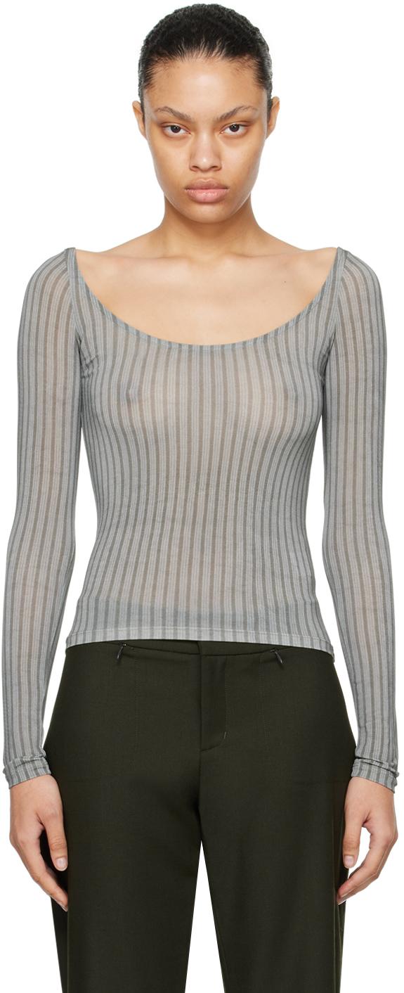 Paloma Wool レディース ブラック グレー Rafaela 長袖トップス トップス