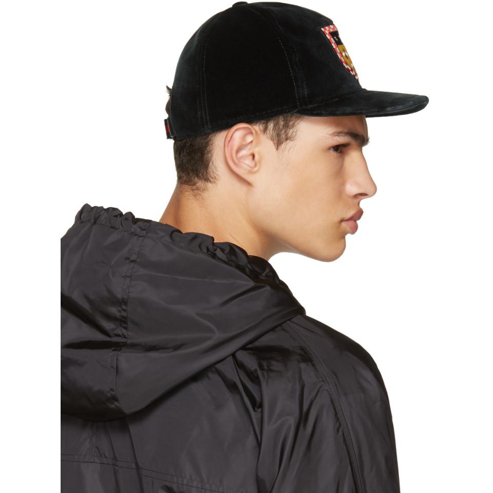 velvet gucci cap