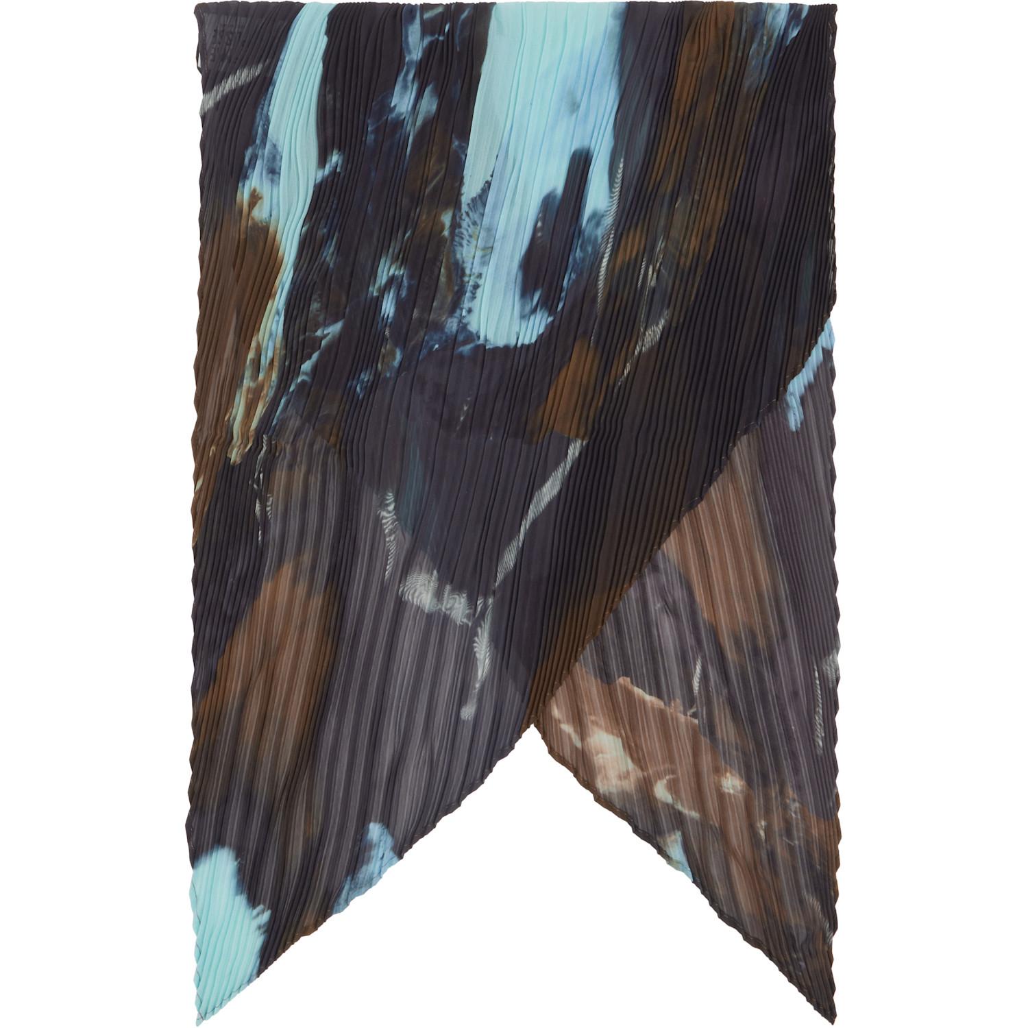 Homme Plissé Issey Miyake Agate Scarf in Black for Men | Lyst