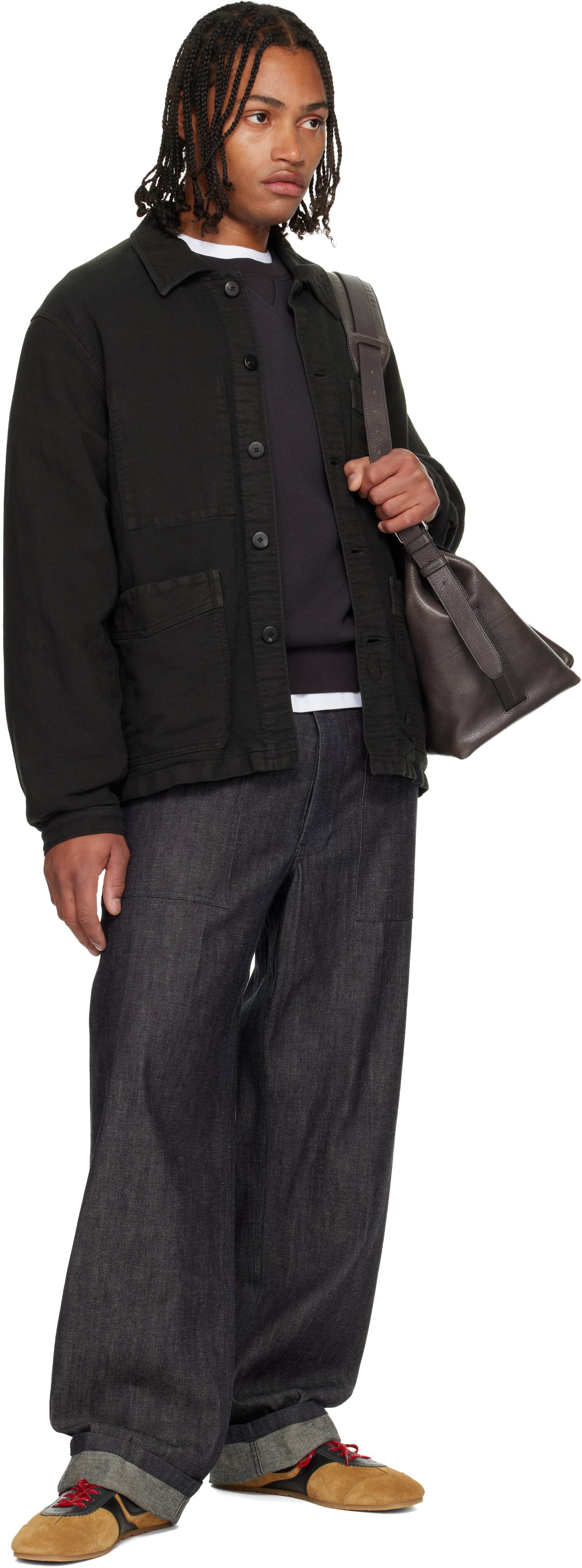 Visvim Travail Coverall Moleskin Dmgd Jacket in Black for Men | Lyst