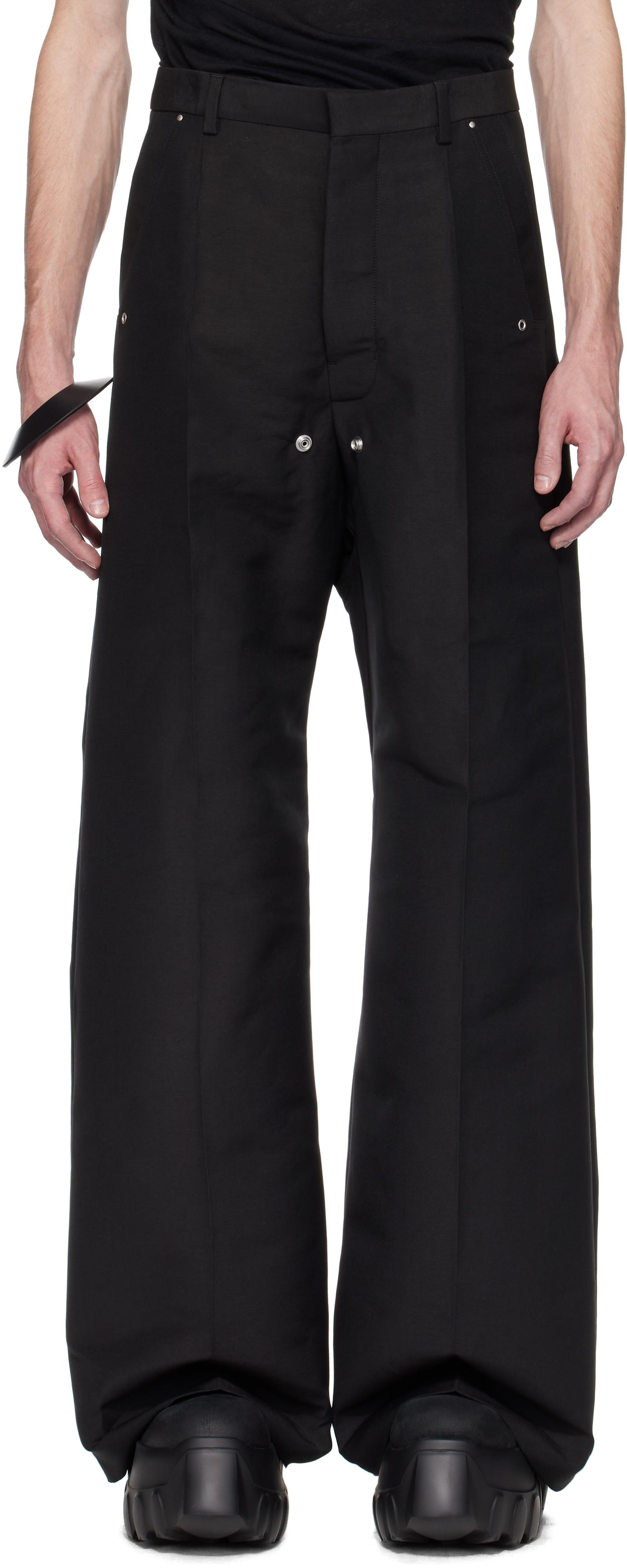 メンズ Rick Owens ブラック Hollywood Tailored Belas トラウザーズ 