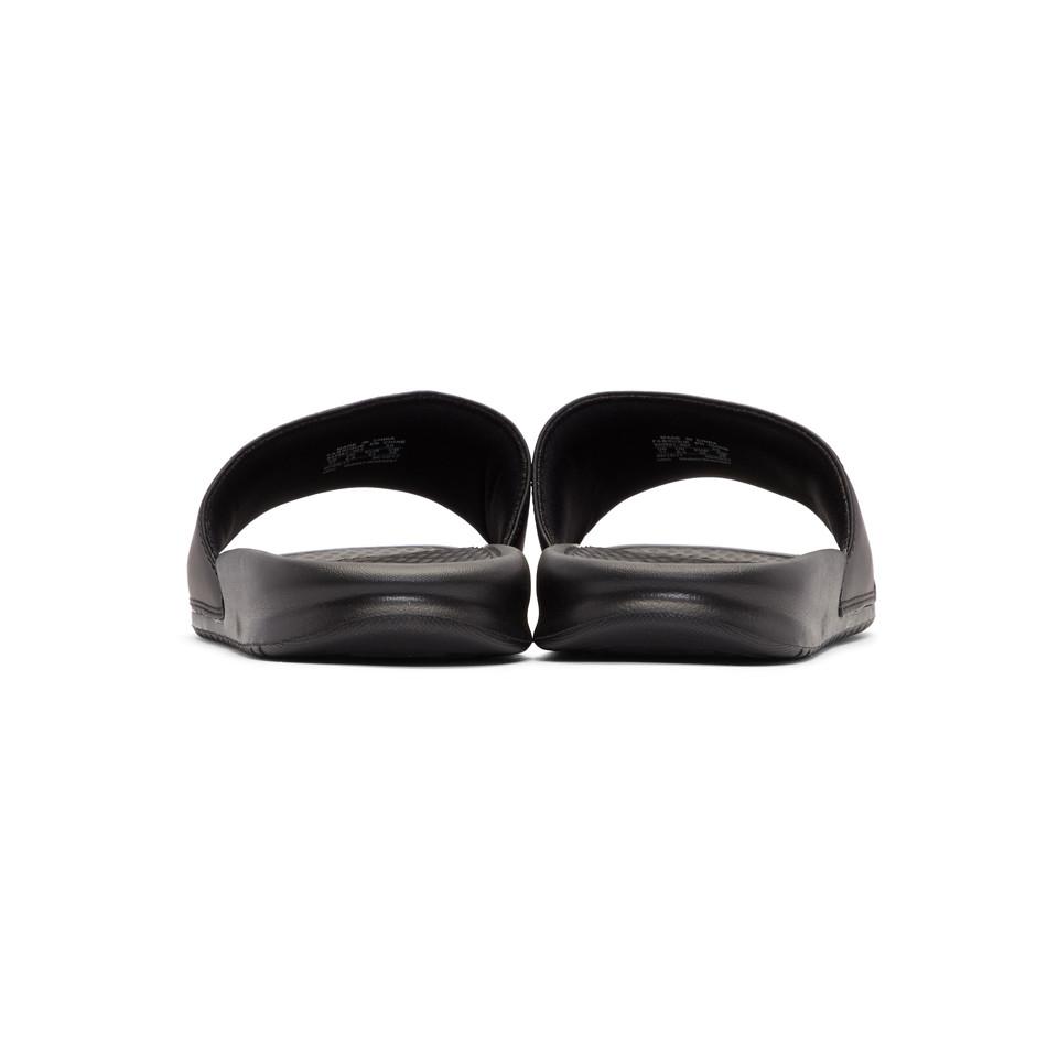 Nike Black And Rose Gold Benassi Just 