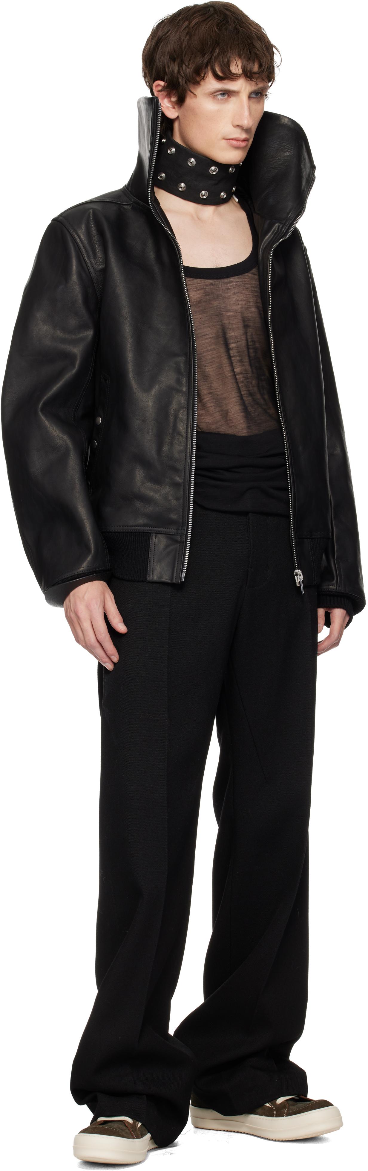 Rick Owens Concordians Strobe Neck Band Choker in Black for Men | Lyst