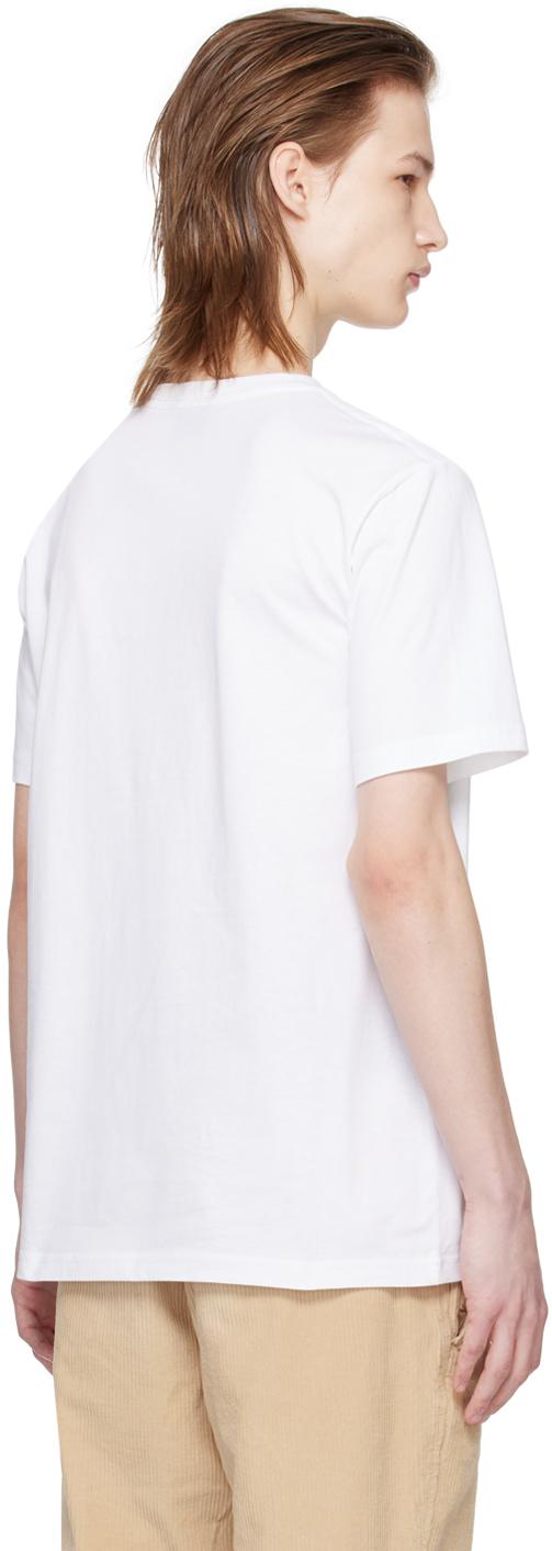Paul Smith メンズ ホワイト Sticker Skull Tシャツ Tシャツ Paul Smith メンズ ホワイト Sticker Skull Tシャツ Tシャツ