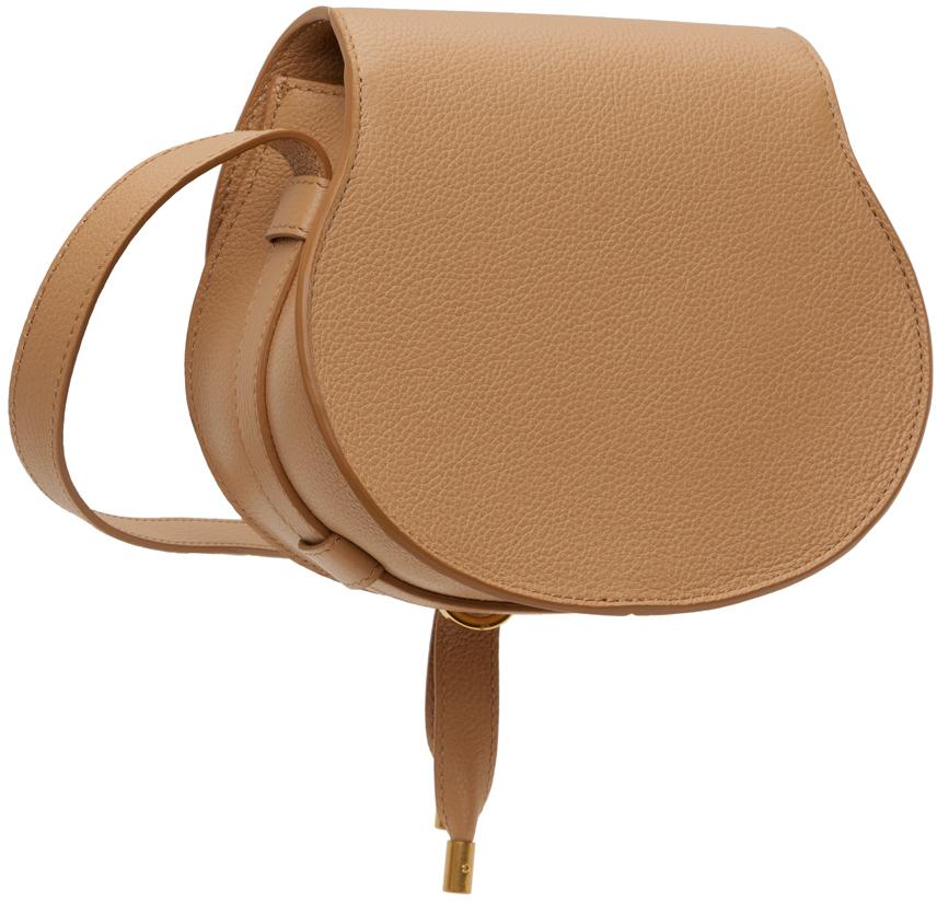 Chloé レディース ブラウン タン スモール Marcie サドルバッグ 