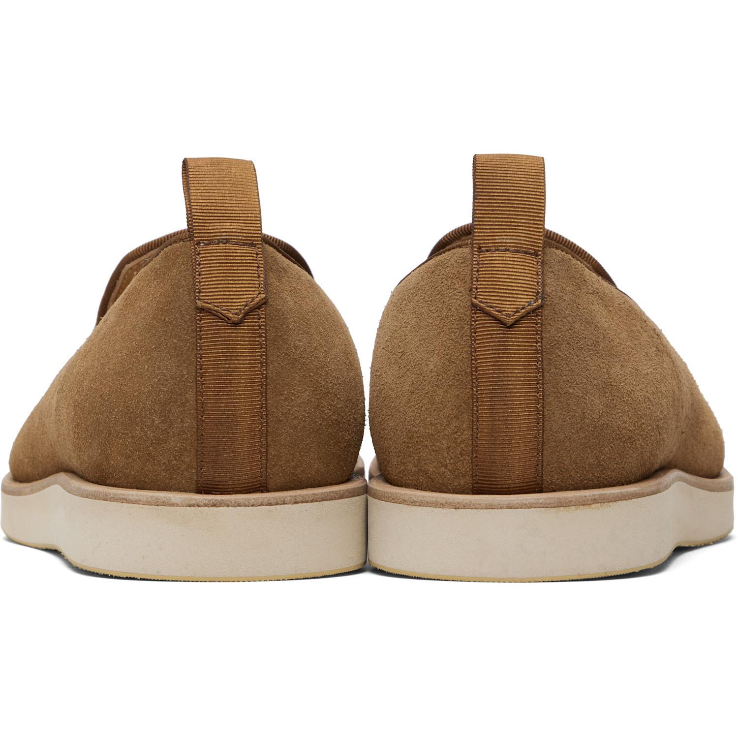Needles Tan Papillon Emb. Loafers in Black for Men | Lyst