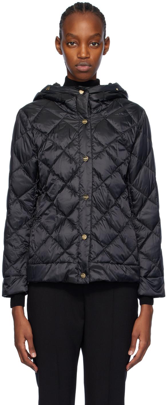 Max Mara レディース ブラック Risoft リバーシブル ダウン Max Mara レディース ブラック Risoft リバーシブル ダウン