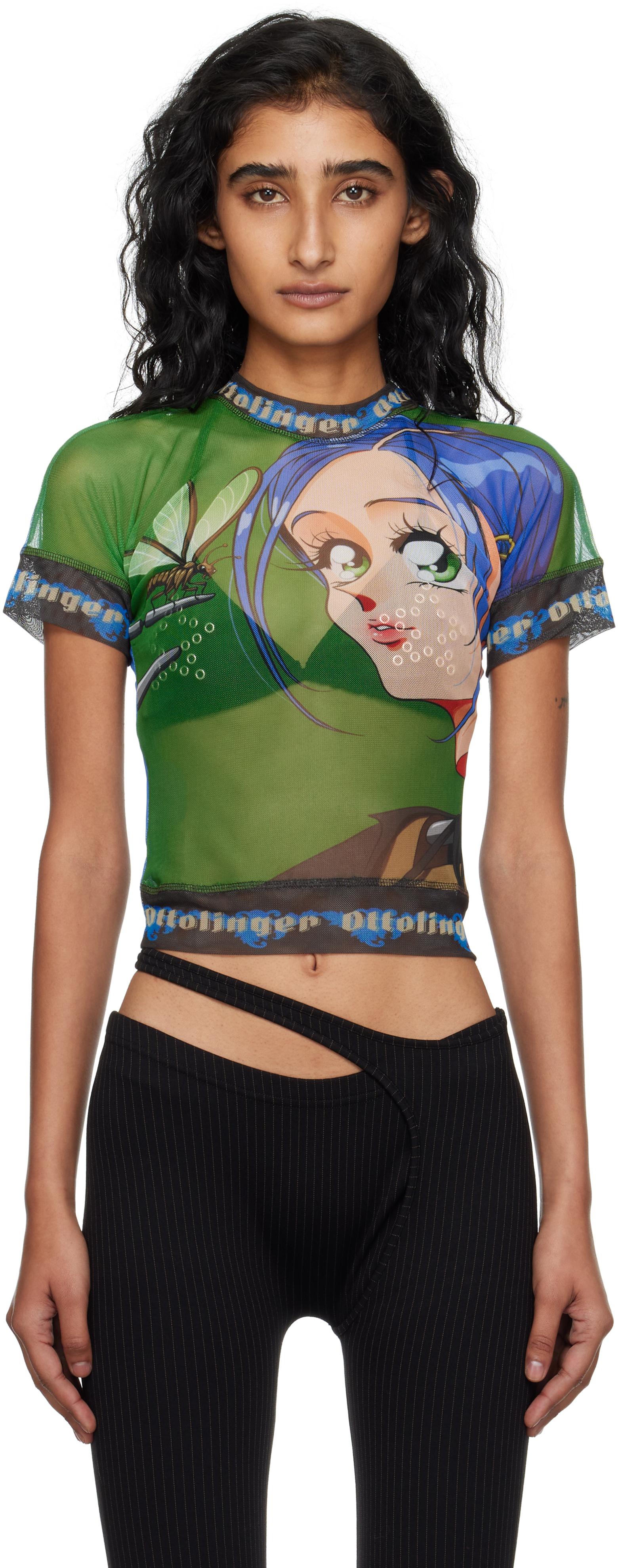 Ottolinger Fade メッシュトップ Ottolinger - MESH DRAPE TOP | HBX - Globally Curated Fashion