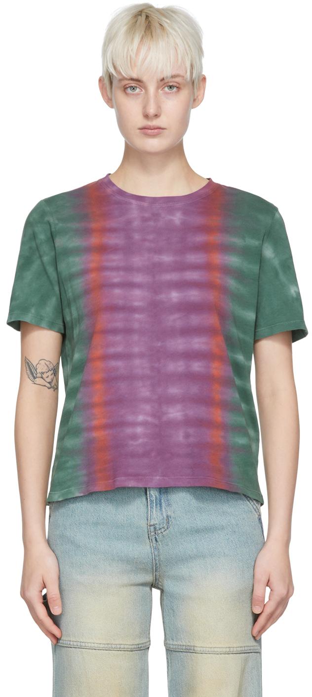 レディース パープル コットン Tシャツ Privrednik Org